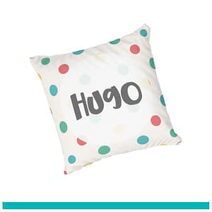 Cojín pequeño personalizado sublimado