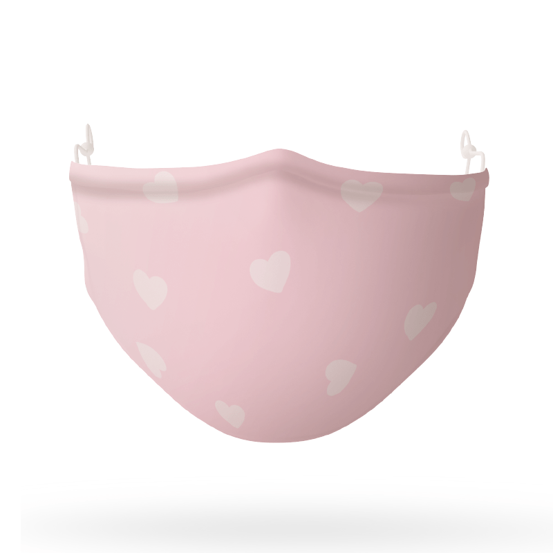 Mascarilla7B Mascarilla personalizada, homologada y certificada ckids rosa corazones